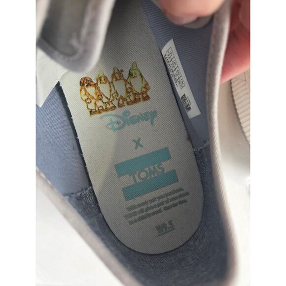 Disney Toms Shoes Women’s Sz 9.5 Dopey Gray Snow White Seven Dwarfs - Picture 8 of 8